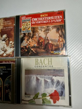 Lote 4 CD di Musica Classica di Bach. PREZZO DEL LOTTO