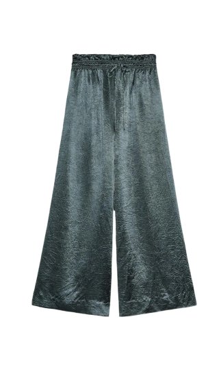 Conjunto ZARA ZW collection satinado talla M