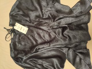 Conjunto ZARA ZW collection satinado talla M