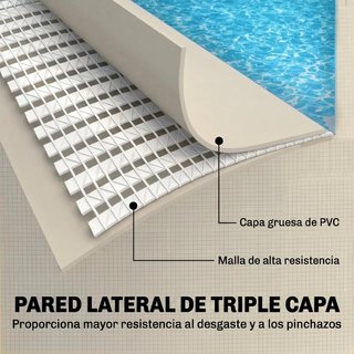 Piscina Desmontable 3700L 316x238cm sin Depuradora