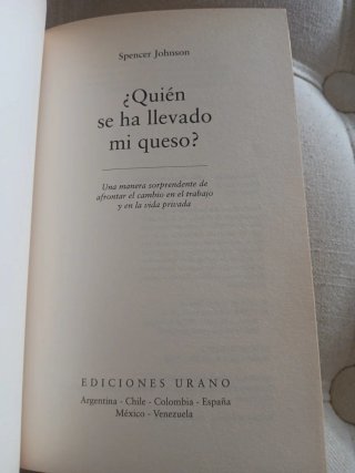 ¿Quién se ha llevado mi queso?