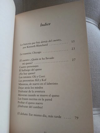 ¿Quién se ha llevado mi queso?