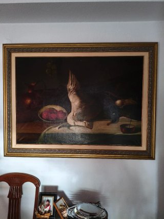 Bodegón antiguo. Firmado por Marco