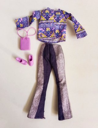 Barbie Denim Fashion Avenue 2002 #B7050 conjunto