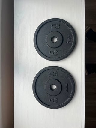 Lote pesas, barras y discos gimnasio Corength