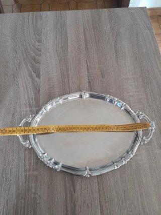 Vassoio Mepra Inox 18/8 Vintage 37x24 cm