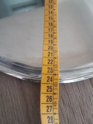 Vassoio Mepra Inox 18/8 Vintage 37x24 cm