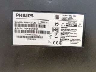 TV Philips 43" Negra