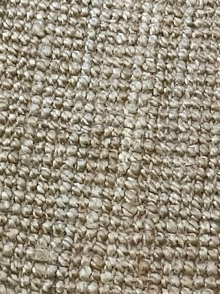 Tappeto in juta beige 192x132 non trattabile
