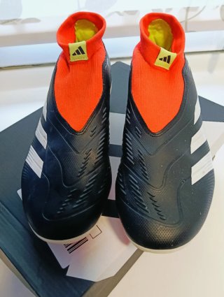 Adidas Predator Botas Fútbol Negras Naranja