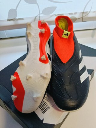 Adidas Predator Botas Fútbol Negras Naranja