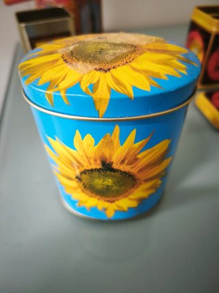 Lote 4 Cajas Metálicas Decorativas Té