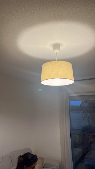 Lámpara de techo Ikea tela