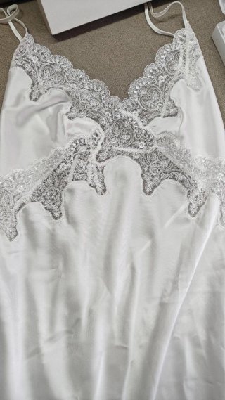 Camisón Novia Seda Ivette Bridal Blanco