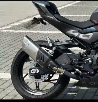 Tubo de escape moto R25 MT15