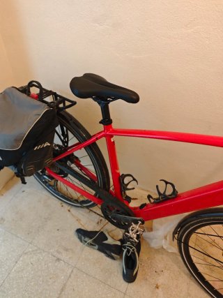 Bicicleta Eléctrica Roja