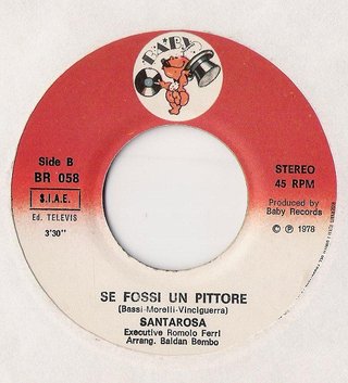 Santarosa Souvenir/Se Fossi Un Pittore 7" 45 RPM