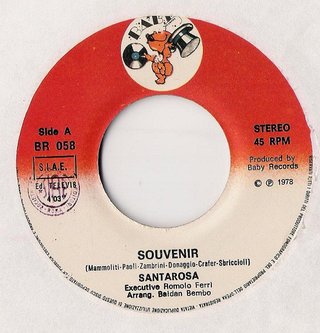 Santarosa Souvenir/Se Fossi Un Pittore 7" 45 RPM