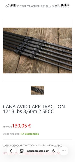 Cañas de pesca Avid Carp