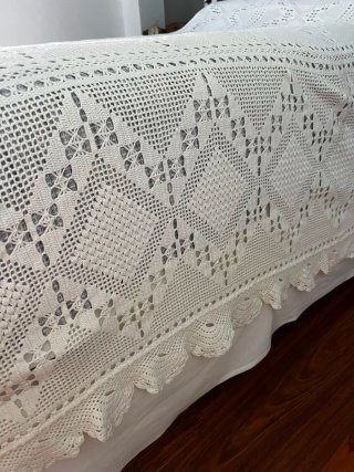 Colcha Crochet Matrimonio
