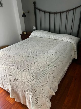 Colcha Crochet Matrimonio
