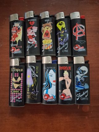 Lotto 50 a ccendini Smoking Vintage