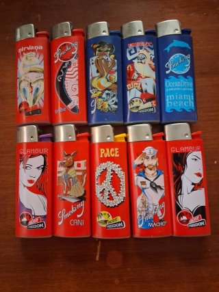 Lotto 50 a ccendini Smoking Vintage