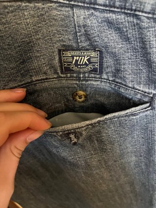 Pantalón vaquero recto de hombre de color azul