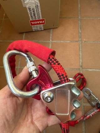 Cuerda de posicionamiento roja