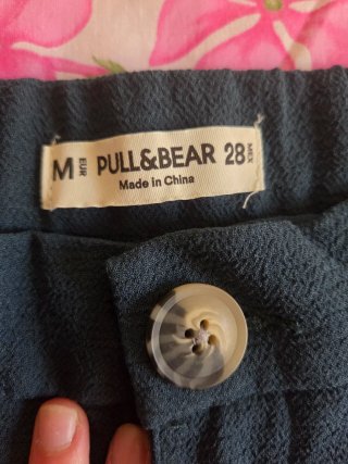 Pantalones Stradivarius Turquesa Oscuro Talla M