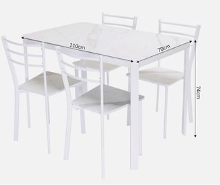Mesa de cocina con 4 sillas