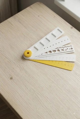 Regla Escolar con Diseños