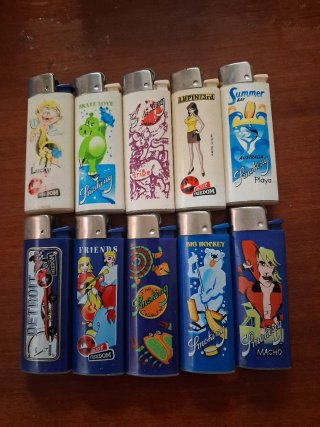 Accendini Smoking Vintage - Set 53 Pezzi