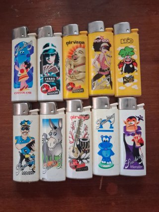 Accendini Smoking Vintage - Set 53 Pezzi