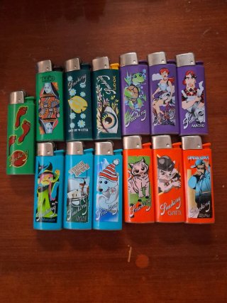 Accendini Smoking Vintage - Set 53 Pezzi