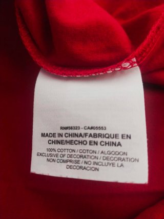 Camiseta Nike Just Net Roja Talla S