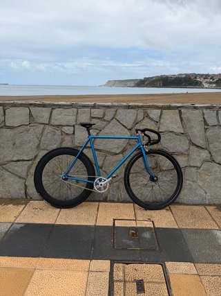 Bicicleta Fixie Azul