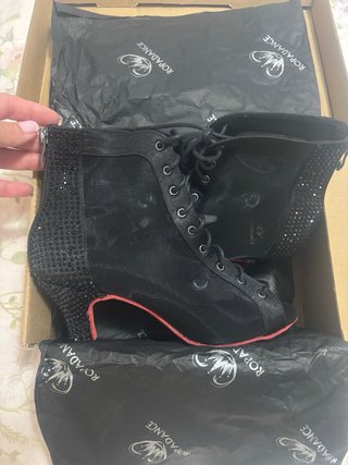 Zapatos de baile Ropadance negros y rojos