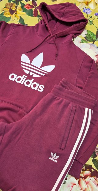 Chándal Adidas Burdeos Talla M