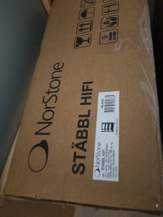 Mueble HiFi Norstone STÄBBL Negro