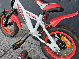 Bicicleta Amigo BMX Turbo 12 Roja y Blanca