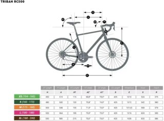 Bicicleta Triban RC 500 Shimano Sora