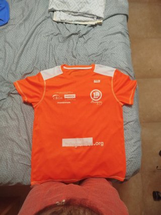 Camiseta Media Maratón Aranjuez Naranja