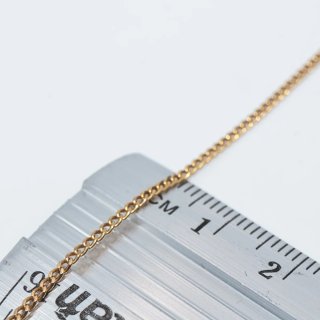 J-184 Cadena Barbada Oro 18k 55cm 2mm
