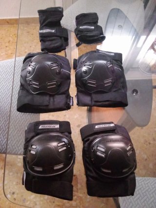 Protecciones Powerslide Patinaje Talla M