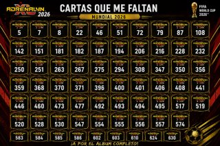 Cartas Adrenalyn XL Mundial 2026