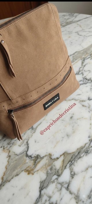 Mochila Antirrobo Beige 28x31 cm.SOLO ENVIO