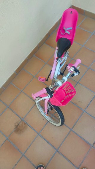 Bicicleta infantil B'Twin rosa