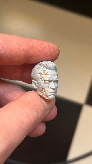 Terminator T-800 cabezas 3D custom Marvel Legends