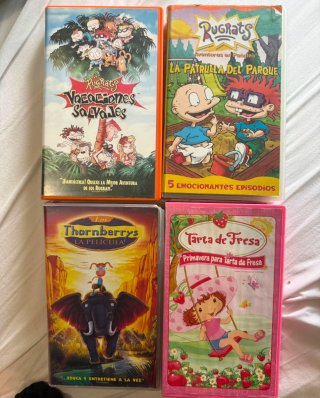 Cintas VHS Clásicas Animadas